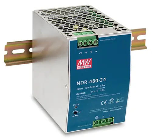 MEAN WELL NDR 480 480W Single Output Industrial DIN RAIL