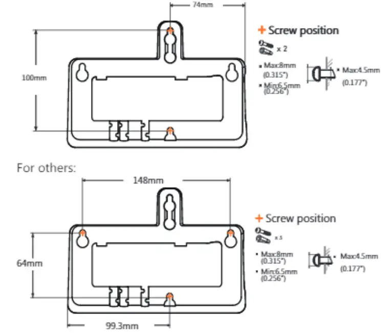 Yealink MP56 Teams IP Desktop Phone - mounting
