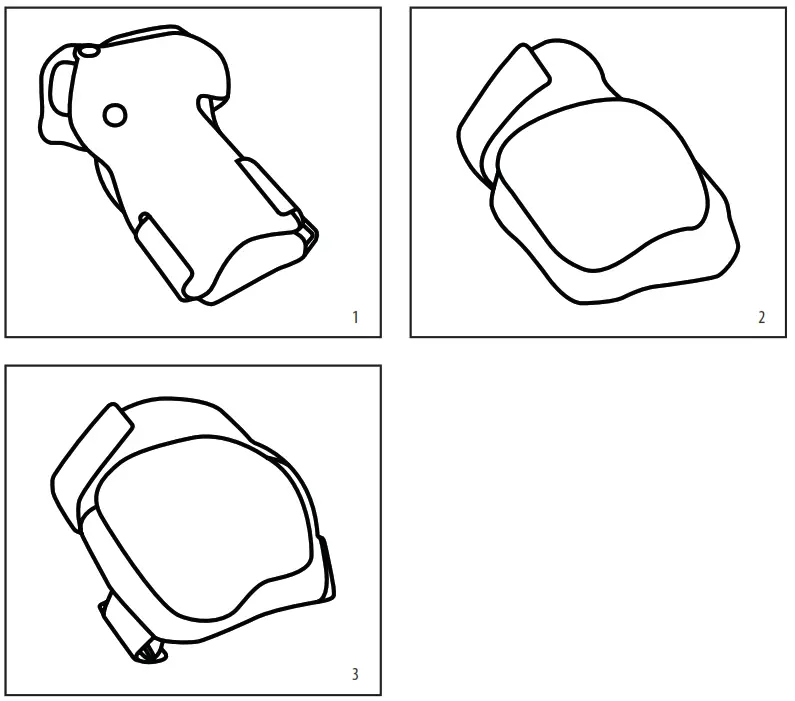 HUDORA A324857 Pro Biomechanical Protectors Set -