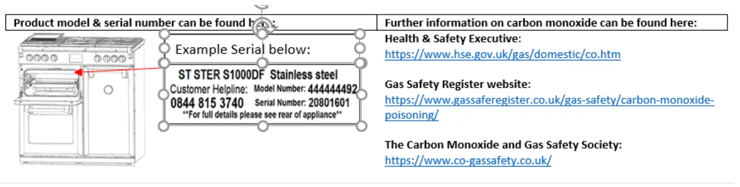STOVES 444440792 Gas Grill with the Door Open