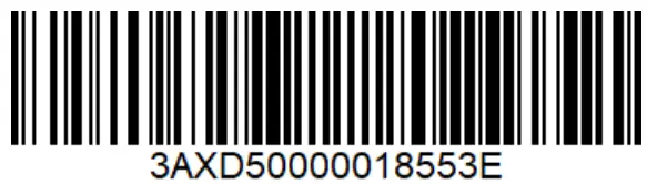 ABB ACS380 Machinery Drive - bar code