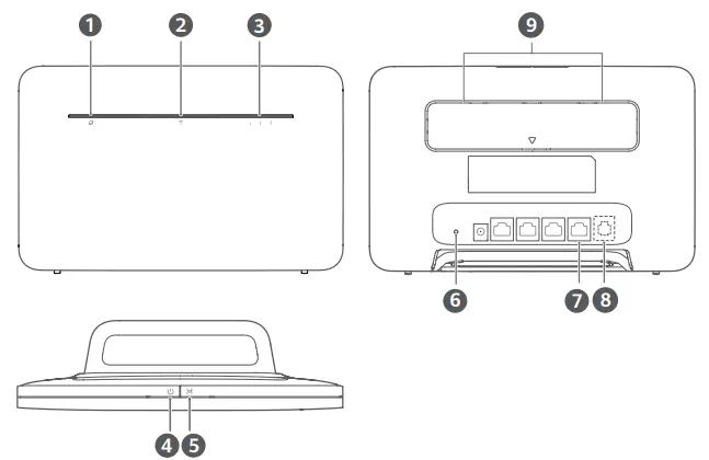 HUAWEI B535-333 4G LTE Cat7 300-100Mbps Modem 1