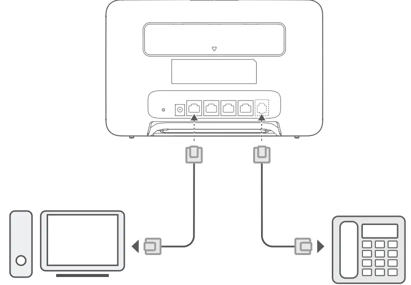 HUAWEI B535-333 4G LTE Cat7 300-100Mbps Modem 8