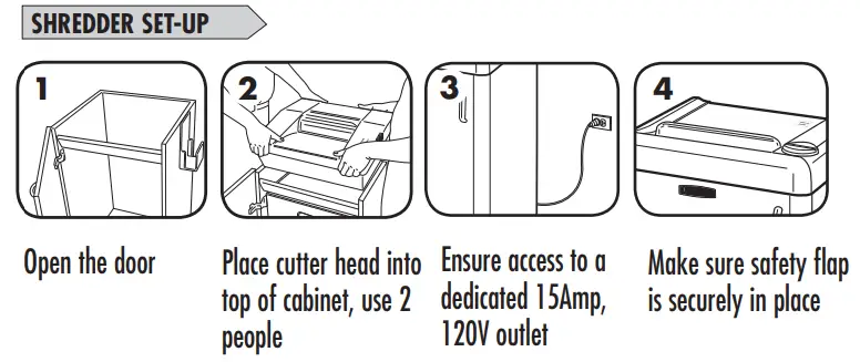 FELLOWES Powershred HS-440 High-Security Cross-Cut Shredder - Fig 2