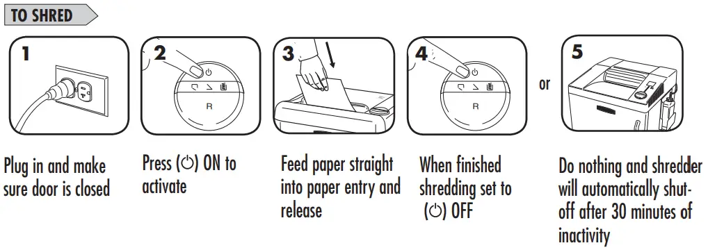 FELLOWES Powershred HS-440 High-Security Cross-Cut Shredder - Fig 3