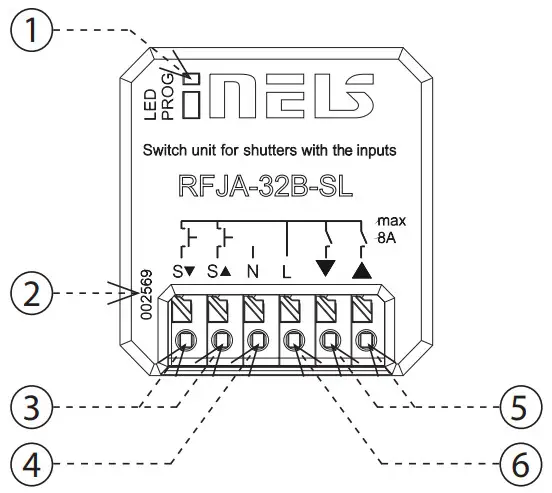 inELS 8319 Wireless Shutter Control Key Fob - Figure 8