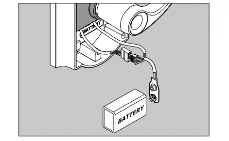 Connect wire and battery