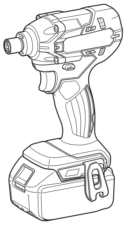 makita DTD156Z Cordless Impact Driver