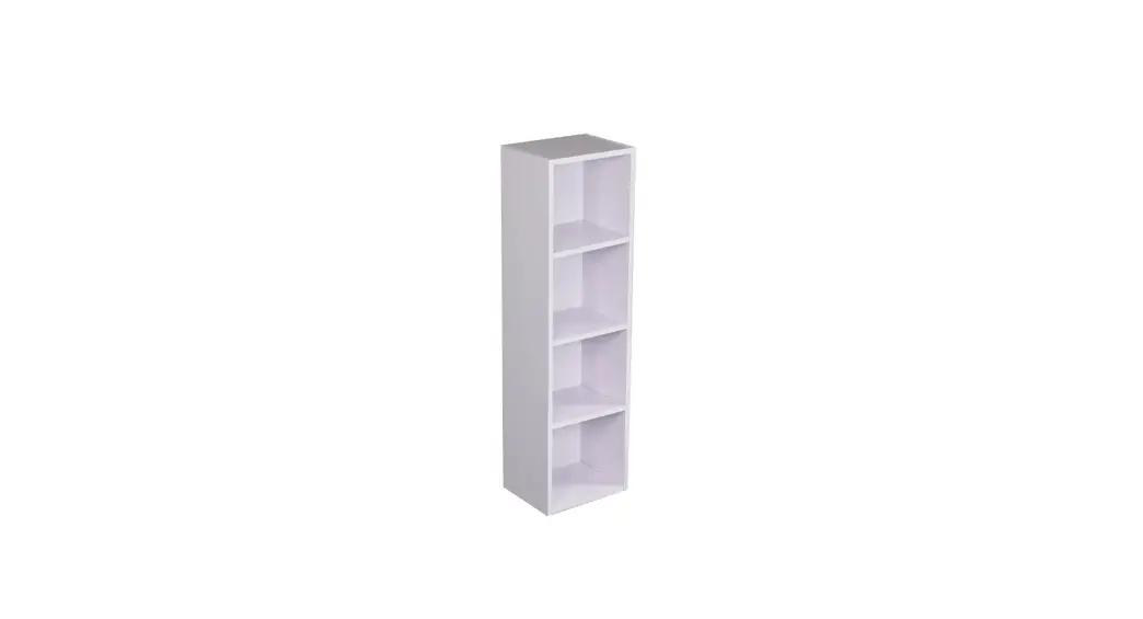 Plaisio Nepo Bookcase White 4 Shelves Instruction Manual