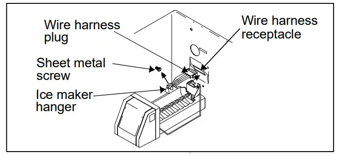 Amana IC8 Top and Bottom Freezer Refrigerator - until locking