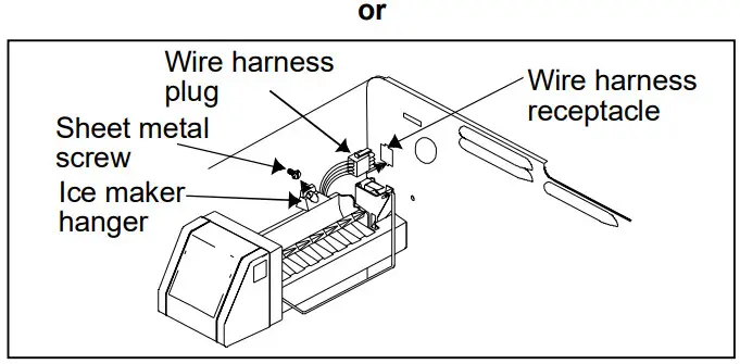 Amana IC8 Top and Bottom Freezer Refrigerator - until locking2