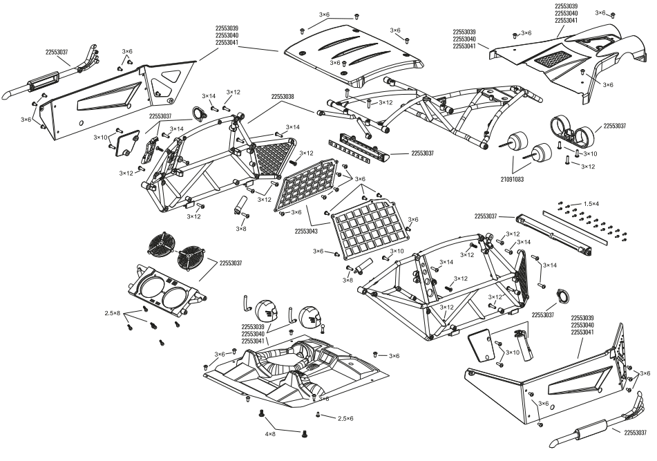 AMEWi AMXRacing RXB7 Buggy - 10
