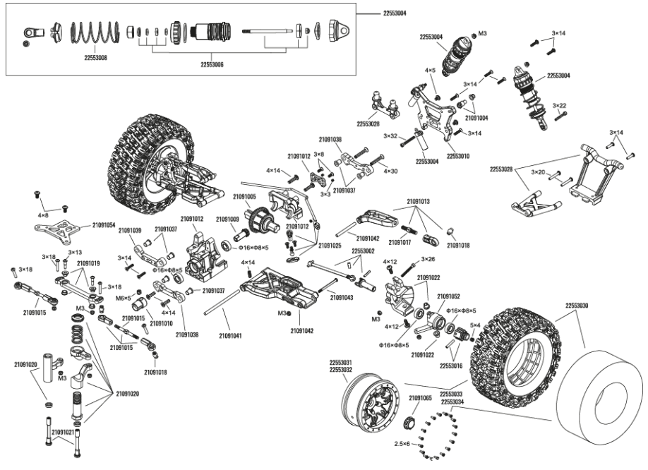 AMEWi AMXRacing RXB7 Buggy - 7