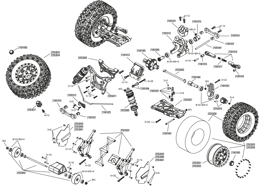 AMEWi AMXRacing RXB7 Buggy - 8