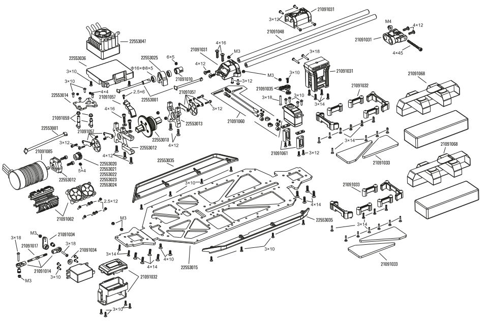 AMEWi AMXRacing RXB7 Buggy - 9