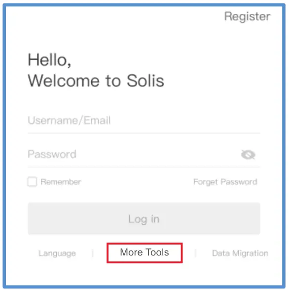 solis WiFi Stick Datalogger - App