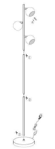 TRIO LIGHTING 404600332 Floor Lamp-01