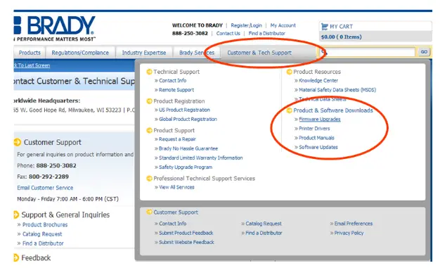 BRADY BBP33 Sign and Label Printer - fig 6