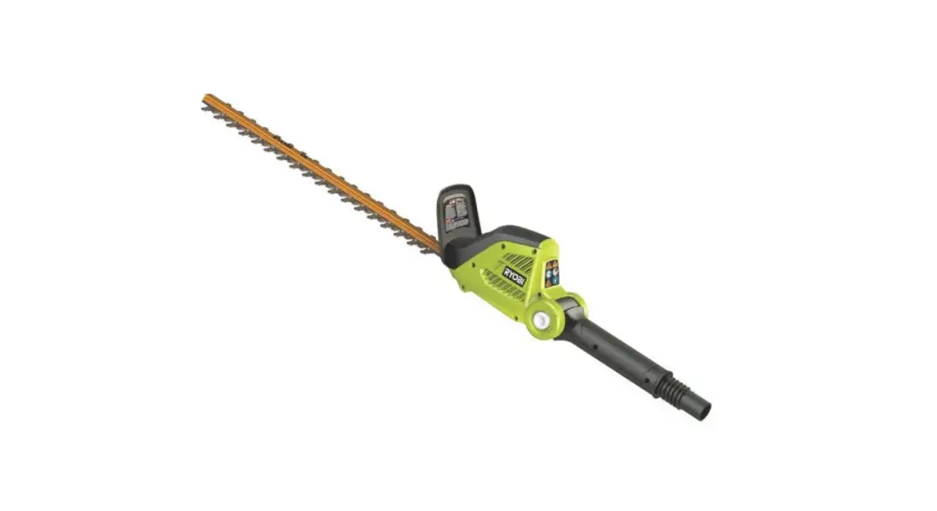 Ryobi Ry40603 40 Volt Pole Hedge Trimmer Owner's Manual