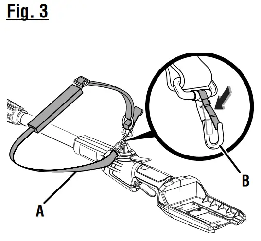 RYOBI RY40603 40 Volt Pole Hedge Trimmer fig 11