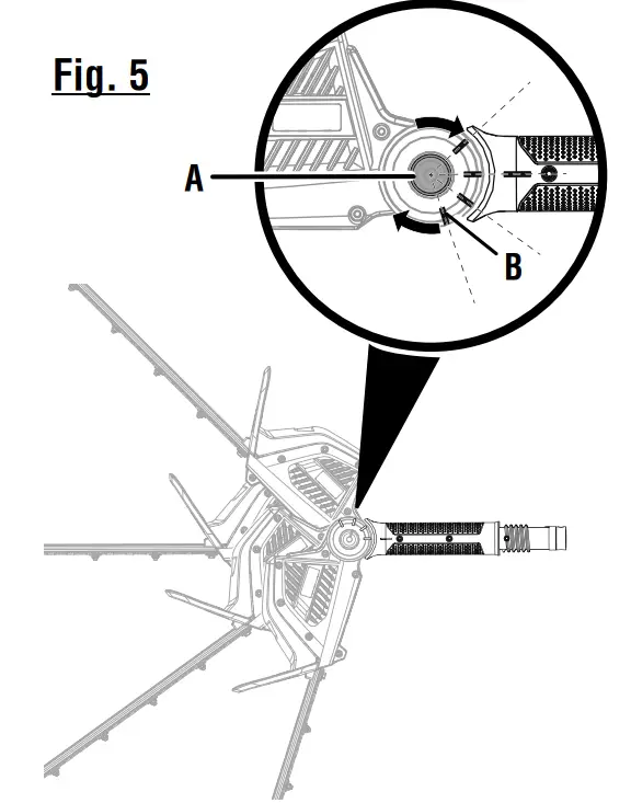 RYOBI RY40603 40 Volt Pole Hedge Trimmer fig 8