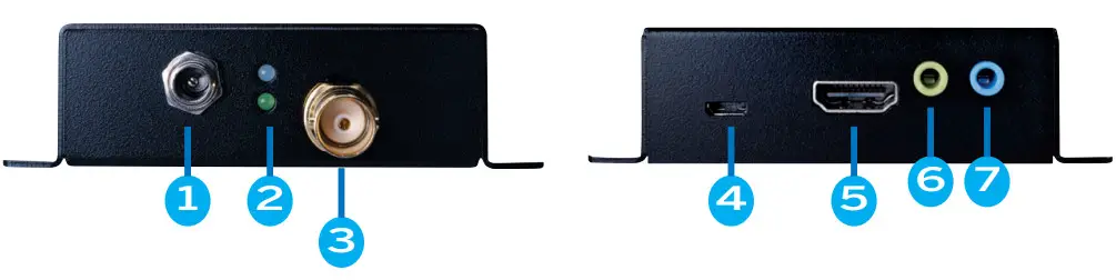 VANCO EV4K2004 4K HDMI Extender Over Single Coax Cable - fig1