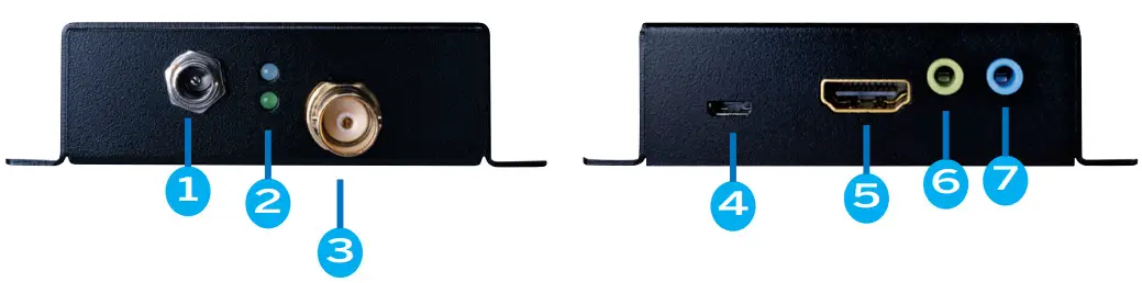 VANCO EV4K2004 4K HDMI Extender Over Single Coax Cable - fig2