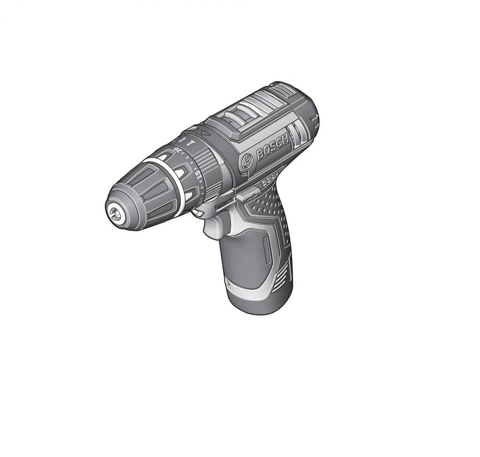 Bosch Gsb 12v-15 Professional Drill Instruction Manual