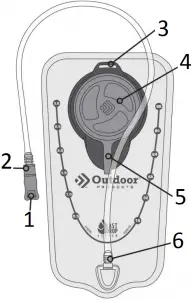 Outdoor Products 155591 3L Hydration Reservoir
