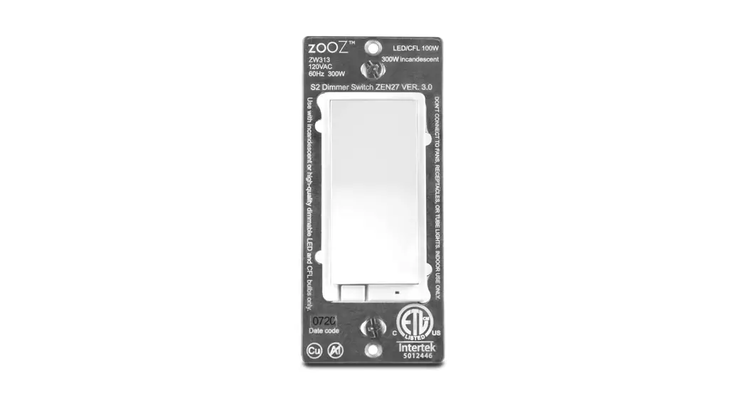Zooz S2 Dimmer Switch Zen27 User Manual