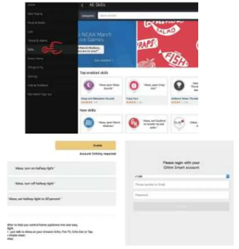 Enter Smart Life Skill in Alexa APP
