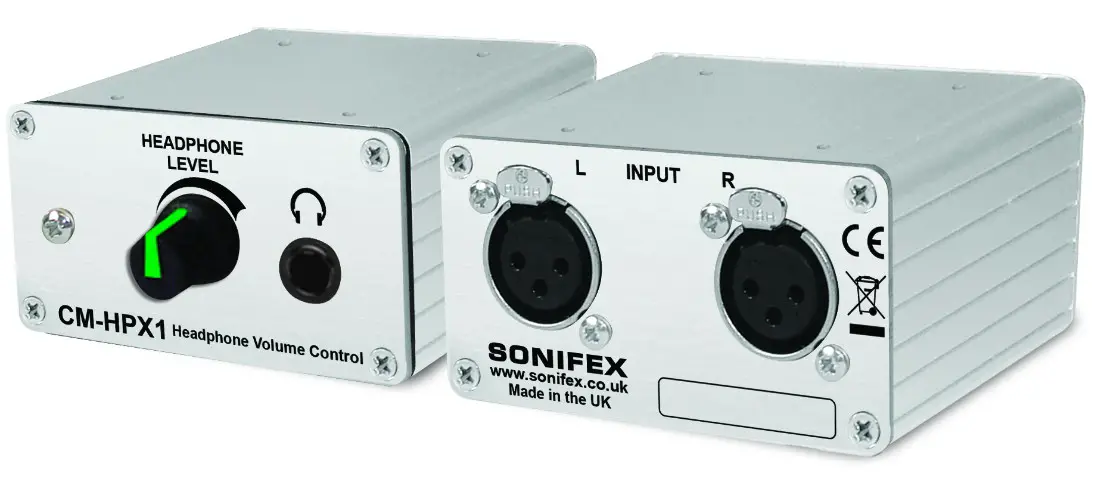 SONIFEX CM HPR1 Headphone Volume Control - Volume Controls 2