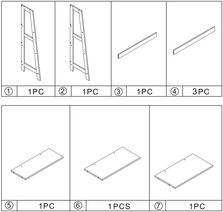 Kmart KC43150618 Oak Look Short Bookshelf - Figure 2
