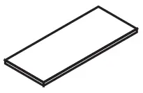 Kmart KC43150618 Oak Look Short Bookshelf - Icon 10