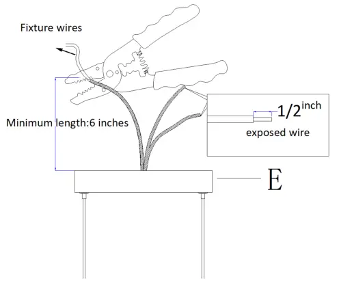 ZEVNI A04555 Elroy 5-Light Black-Brass Modern-Contemporary Chandelier - 5
