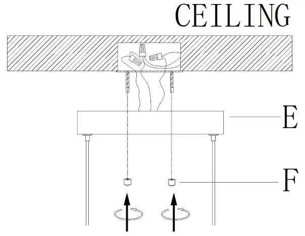 ZEVNI A04555 Elroy 5-Light Black-Brass Modern-Contemporary Chandelier - 8