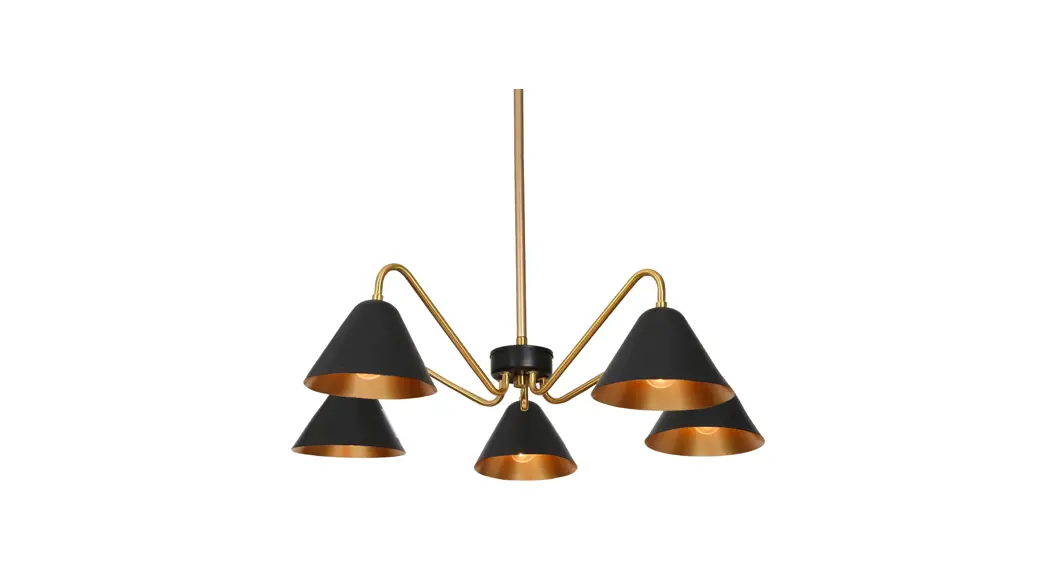 Zevni A04556 5-light Brass-black Modern-contemporary Chandelier Instruction Manual Zevni A04556 5-light Brass-black Modern-contemporary Chandelier Instruction Manual