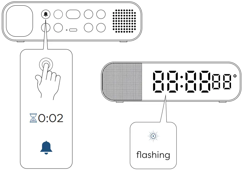 KREAFUNK aWAKE II Bluetooth Speaker and Qi Charger Alarm Clock-fig14