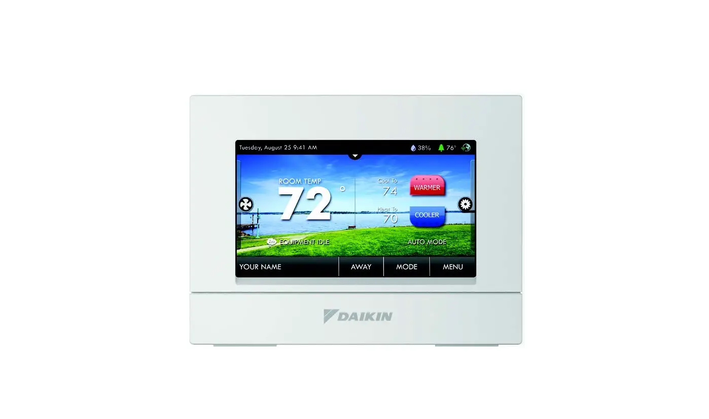 Daikin Dt4272c Touchscreen Digital Thermostat Owner Manual
