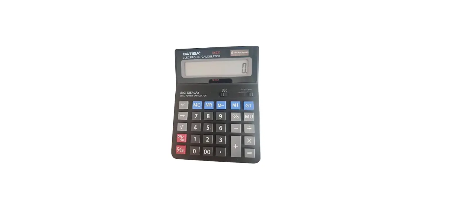 Catiga Dk220 Desktop 12 Digit Calculator User Manual