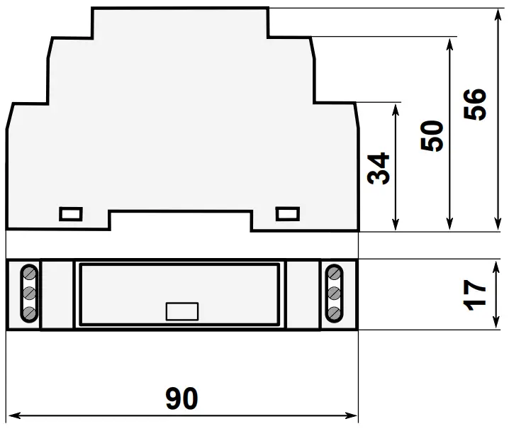 aspar Mini Modbus 4DO Expansion Module 4 Digital Outputs - fig 1
