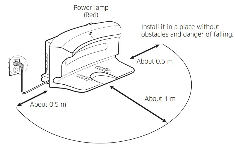 SAMSUNG SR10J5050U Robotic vacuum - Installation