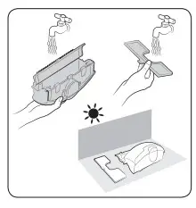 SAMSUNG SR10J5050U Robotic vacuum cleaner - Cleaning the dustbin 5