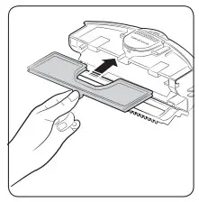 SAMSUNG SR10J5050U Robotic vacuum cleaner - Cleaning the dustbin 6