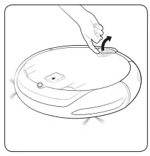 SAMSUNG SR10J5050U Robotic vacuum cleaner - Emptying the dustbin 1