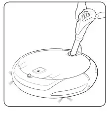 SAMSUNG SR10J5050U Robotic vacuum cleaner - Emptying the dustbin 2