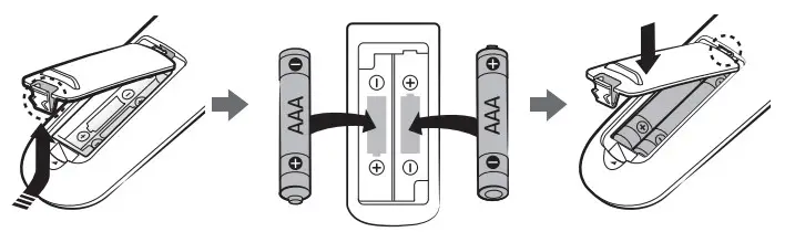 SAMSUNG SR10J5050U Robotic vacuum cleaner - Inserting batteries