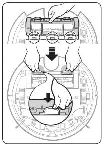 SAMSUNG SR10J5050U Robotic vacuum cleaner - power brush 6