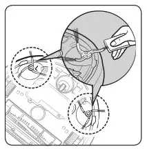 SAMSUNG SR10J5050U Robotic vacuum cleaner - side brush 2
