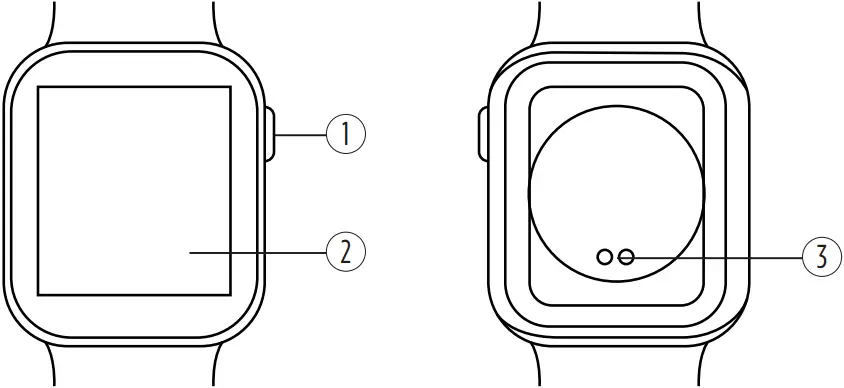 Ksix URBAN 3 Smart Watch - Diagram